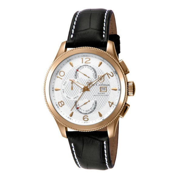 S. Coifman Heritage Men's Silver Dial Swiss Quartz Watch SC0109