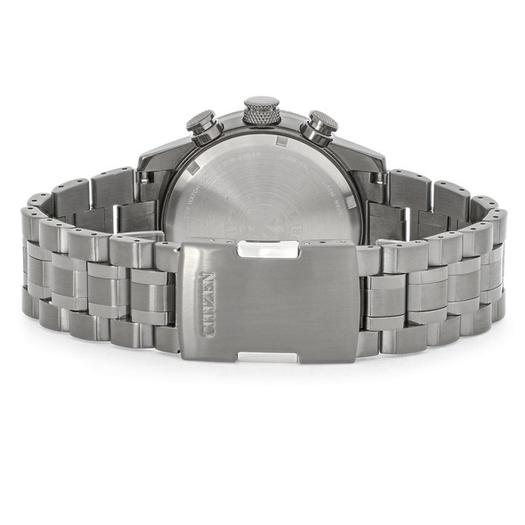 Citizen Eco Drive Men's Nighthawk Chronograph Grey Watch CA4377-53H