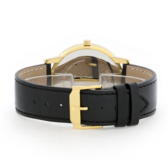 Movado Museum Classic Men's Black Dial Swiss Quartz Watch 0607271