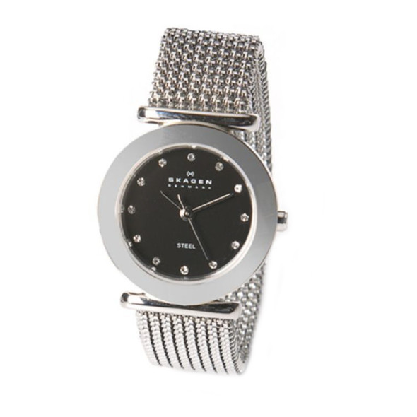 Skagen Mesh Collection Women's Quartz Silver Stainless Steel Watch 107SSSB1
