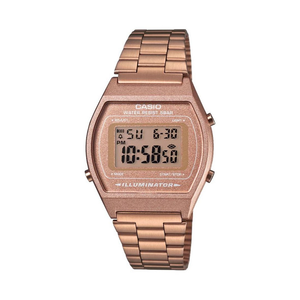 Casio Vintage Edgy / Retro Collection Unisex Blush Dial Quartz Watch B640WC-5AEF