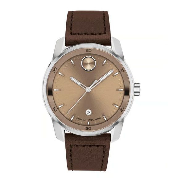 Movado Men's Bold Verso Clay Dial Quartz Watch 3601206