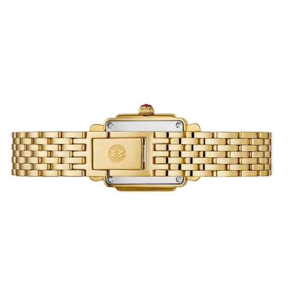 Michele Women's Deco Madison Mini White MOP Dial Quartz Watch MWW06D000173