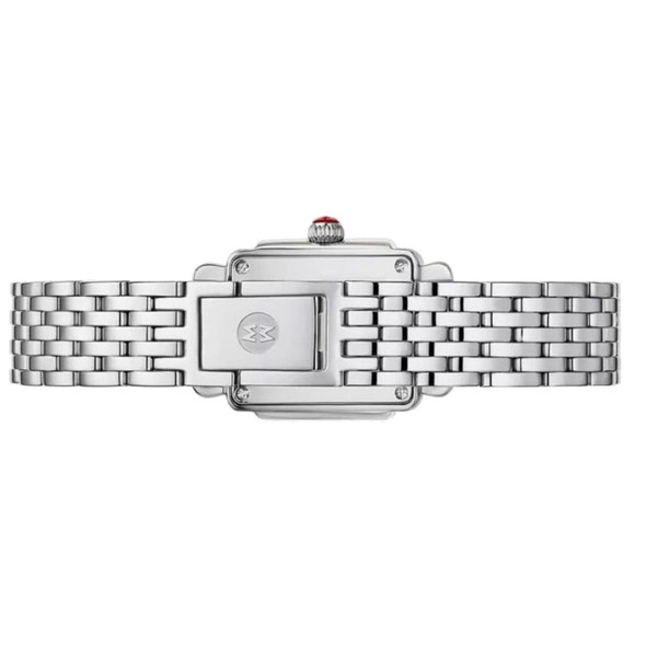 Michele Women's Deco Madison Mini White MOP Dial Quartz Watch MWW06D000171