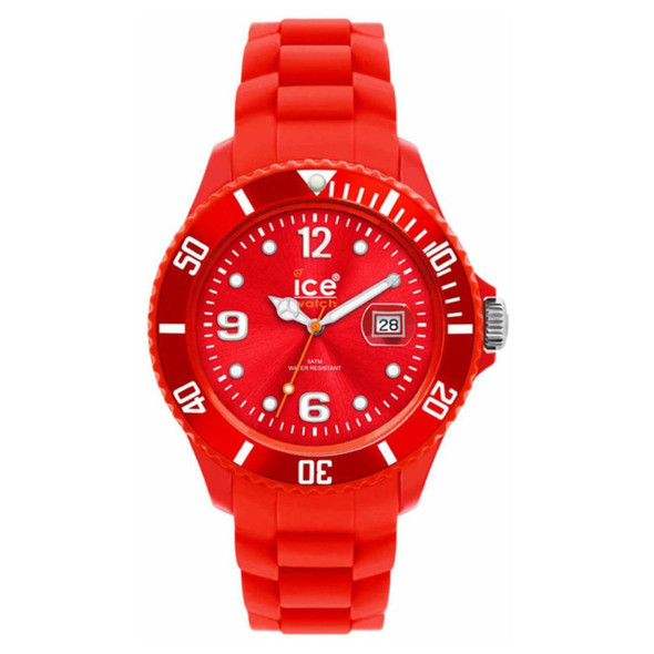 Ice-Watch Unisex Ice-Forever Red Dial Quartz Watch SI.RD.U.S.09