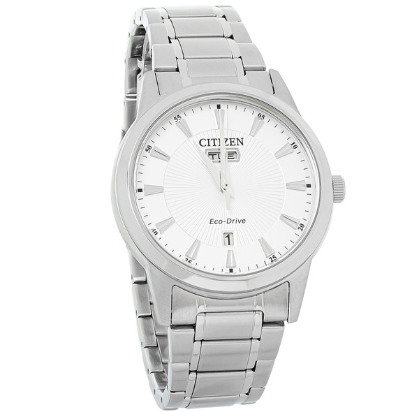 Citizen Eco-Drive Men's Day/Date Silver Dial Watch AW0100-51A