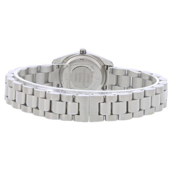 Bulova Women's Crystal Mother-of-Pearl Quartz Watch w/ Necklace 96X165