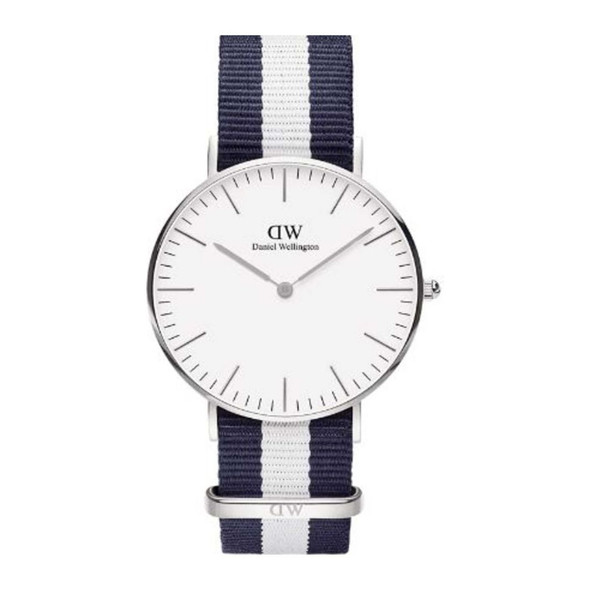 Daniel Wellington Classic Glasgow Women's Quartz Two-Tone Nylon Watch 0602DW