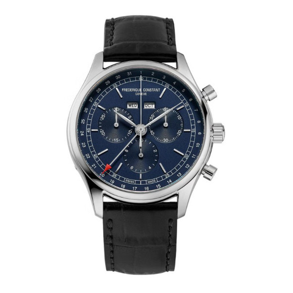 Frederique Constant Classics Chronograph Quartz Grey Dial Men's Watch FC-296N5B6