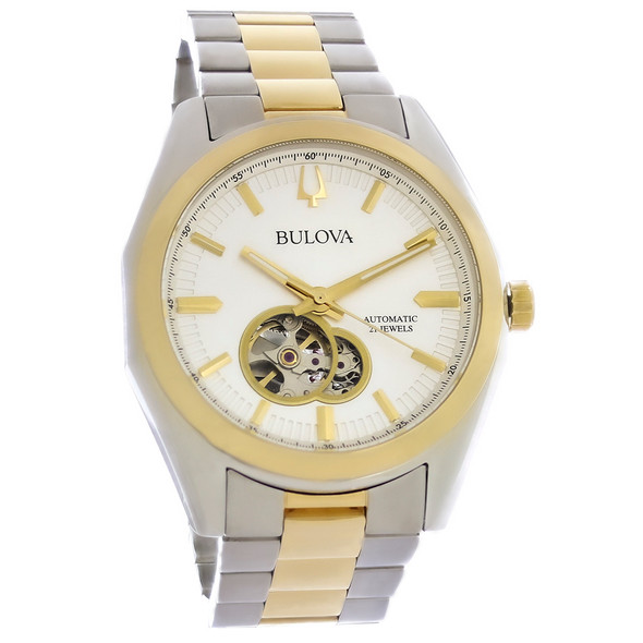 Bulova Surveyor Men's Two-Tone Stainless Steel Automatic Watch 98A284