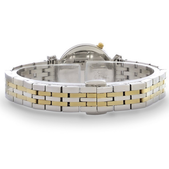 Bulova Regatta Diamond Women's Two Tone Stainless Steel Quartz Watch 98P202