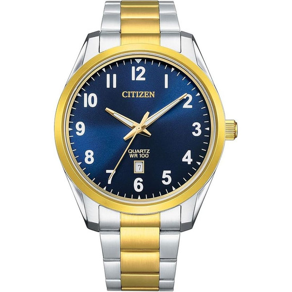 Citizen Two-Tone Blue Dial Men's Quartz Watch BI1036-57L