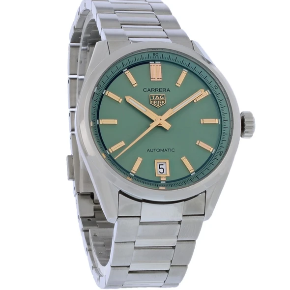 Tag Heuer Carrera Men's Green Dial Swiss Automatic Watch WBN2312.BA0001