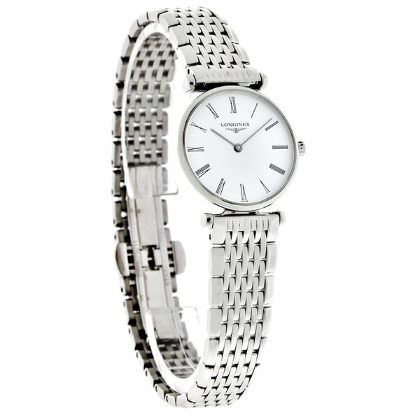 Longines Les Grandes Women's White Dial Swiss Quartz Watch L4.209.4.11.6