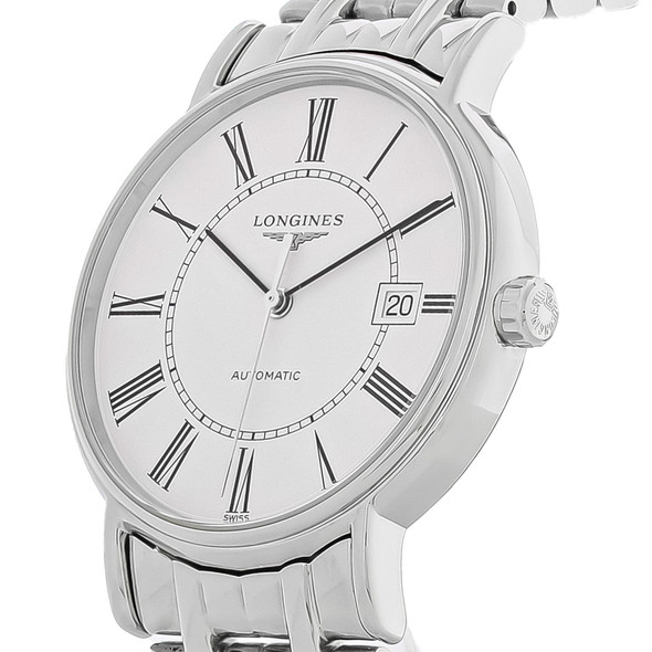 Longines Presence Men's White Dial Swiss Automatic Watch L4.921.4.11.6
