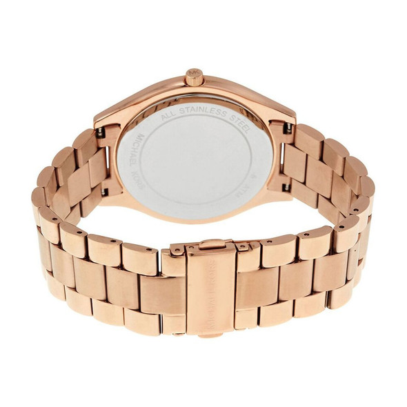 Michael Kors MK3197 Women's Runway Quartz Rose Gold-Tone Watch