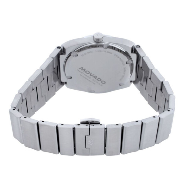 Movado Men's Heritage Ondoplan Blue Dial Quartz Watch 3650215