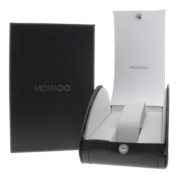 Movado Sapphire Men's Gold Tone PVD Stainless Steel Quartz Watch 0607588