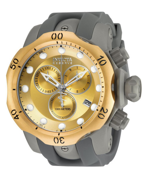 Invicta Venom Men's Gold-Tone Dial Swiss Quartz Chronograph Watch 16986