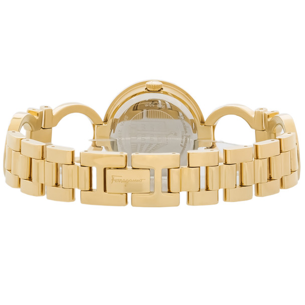 Salvatore Ferragamo Gancino Women's Gold PVD Stainless Quartz Watch SFYA00321