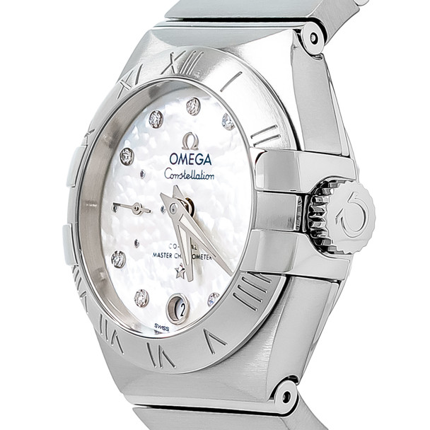 Omega Constellation Petite Seconde Diamond Automatic Watch 127.10.27.20.55.001