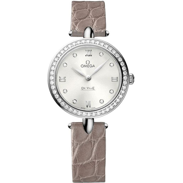 Omega De Ville Prestige Diamond Women's Quartz Watch 424.18.27.60.52.001