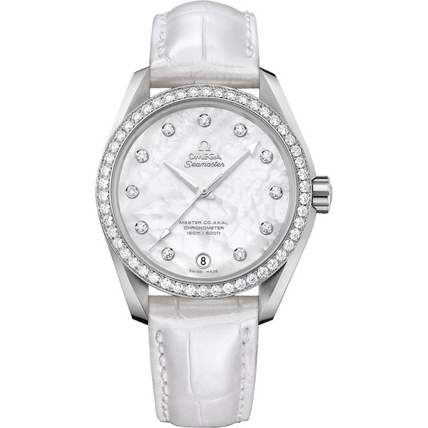 Omega Seamaster Aqua Terra Automatic Diamond Women's Watch 231.18.39.21.55.001