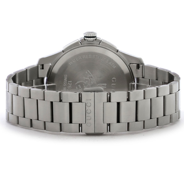 Gucci 126 G-Timeless Black Dial Swiss Quartz Chronograph Men's Watch YA126267