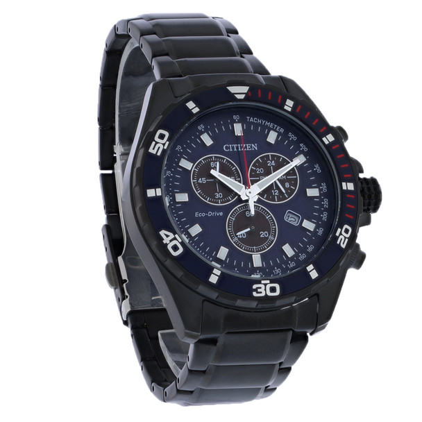 Citizen Eco-Drive Weekender Men's Chronograph Stainless Steel Watch AT2518-56L
