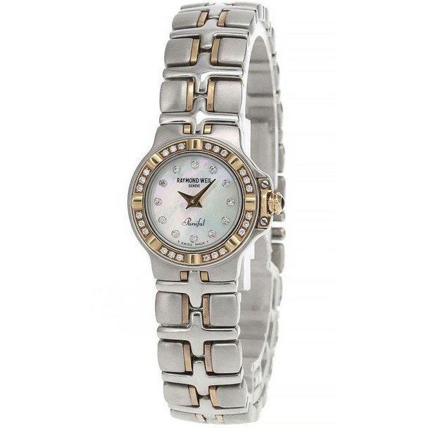 Raymond Weil Parsifal Stainless Steel & Yellow Gold Women's Watch 9690-PDBD