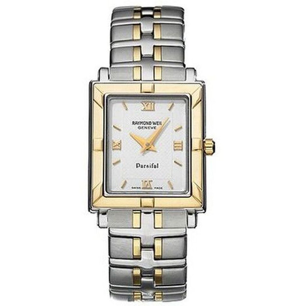 Raymond Weil Parsifal White Dial Two Tone Women's Watch 9730-STG-00307