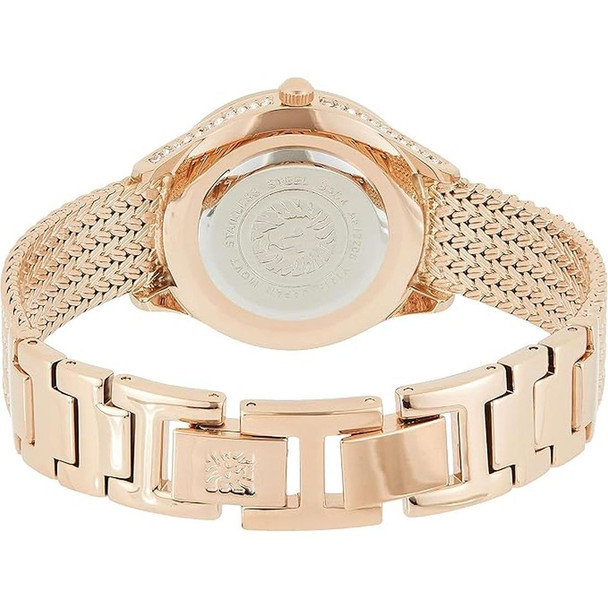 Anne Klein Crystal Women's Quartz Rose Gold-Tone Watch AK/2208RGRG