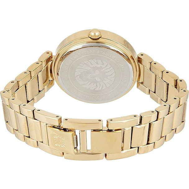Anne Klein Women's Quartz Gold-Tone Stainless Steel Watch AK/1362GNGB