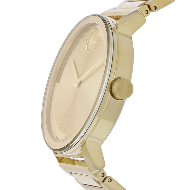 Movado Bold Evolution 2.0 Series Men's Gold Tone Quartz Watch 3601095