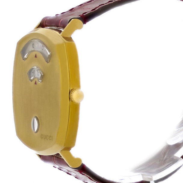 Gucci Grip Women's Gold Tone PVD Stainless Steel Quartz Watch YA157402