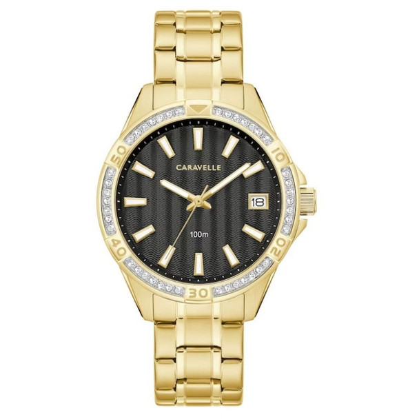Bulova Caravelle Aqualuxx Women's Black Dial Stainless Steel Quartz Watch 44M116