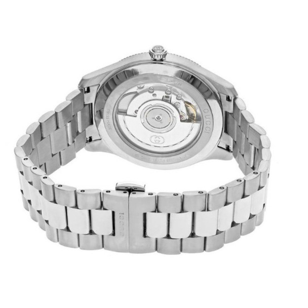 Gucci G-Timeless Men's Silver Dial Stainless steel Automatic Watch YA126390