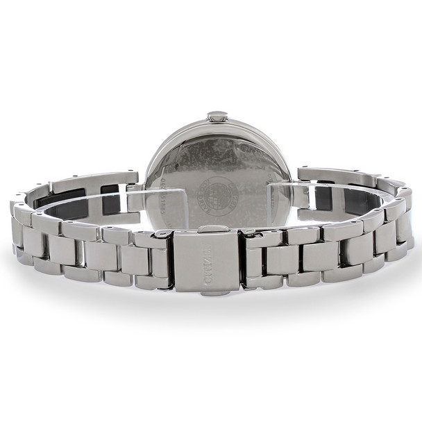 Citizen Eco-Drive Axiom Black Dial Stainless Steel Women's Watch EX1538-50E