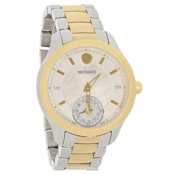 Movado Bellina Motion Diamond Women's MOP Swiss Quartz Watch 660005