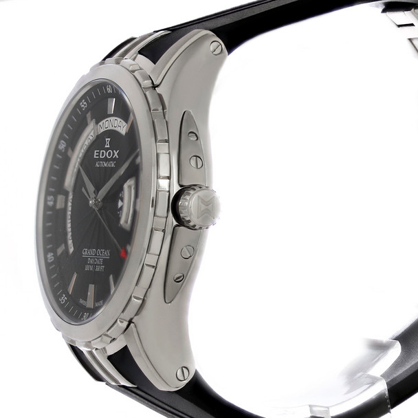 Edox Grand Ocean 83006 3CA NIN Men's Stainless Steel Automatic Watch