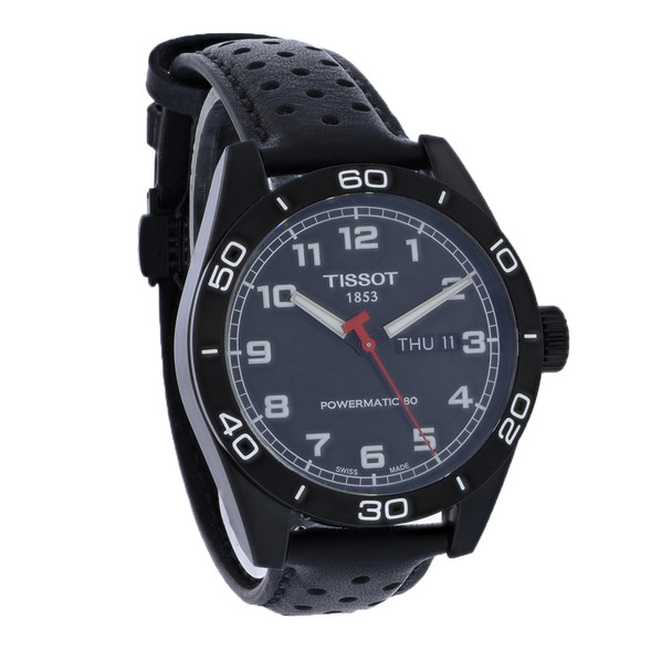 Tissot Powermatic 80 Men's Black ION Chronograph Watch T131.430.36.052.00