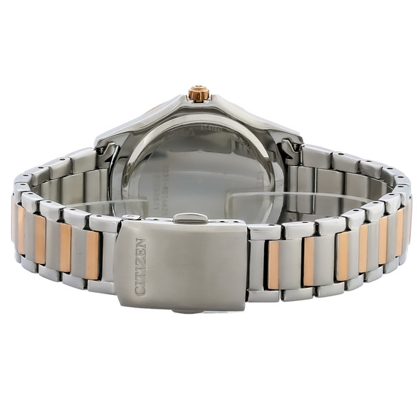 Citizen Eco-Drive Women's Silhouette Crystal Two Tone Watch EM0946-58E