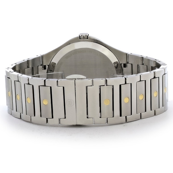 Movado S.E. Series Grey Dial 2-Tone Stainless Steel Men's Quartz Watch 0607514