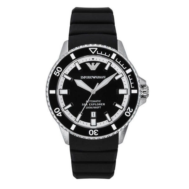 Emporio Armani Sea Explorer Men's Black Dial Automatic Watch AR60078