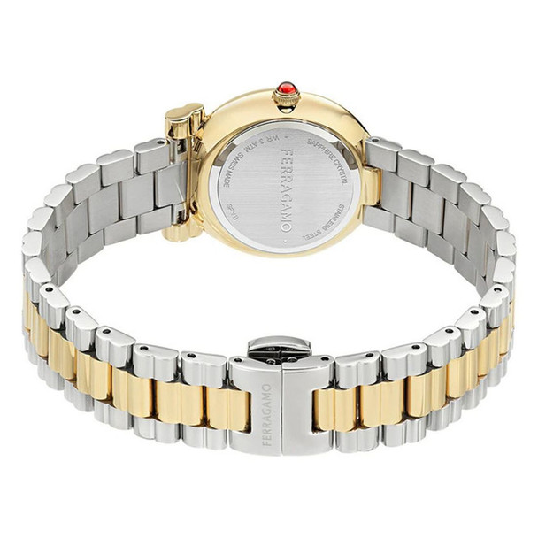 Salvatore Ferragamo Gancini Twisted Women's Silver Dial Quartz Watch SFVB00424