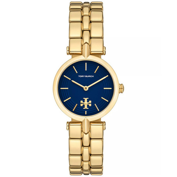 Tory Burch Kira Women's Blue Dial Gold-Tone Quartz Watch TBW2043