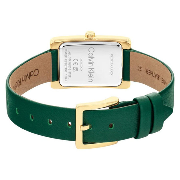 Calvin Klein Styled Women's Gold Dial Quartz Watch 25200397