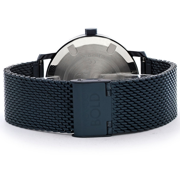 Movado Bold Evolution Series Men's Blue ION Stainless Steel Quartz Watch 3600610