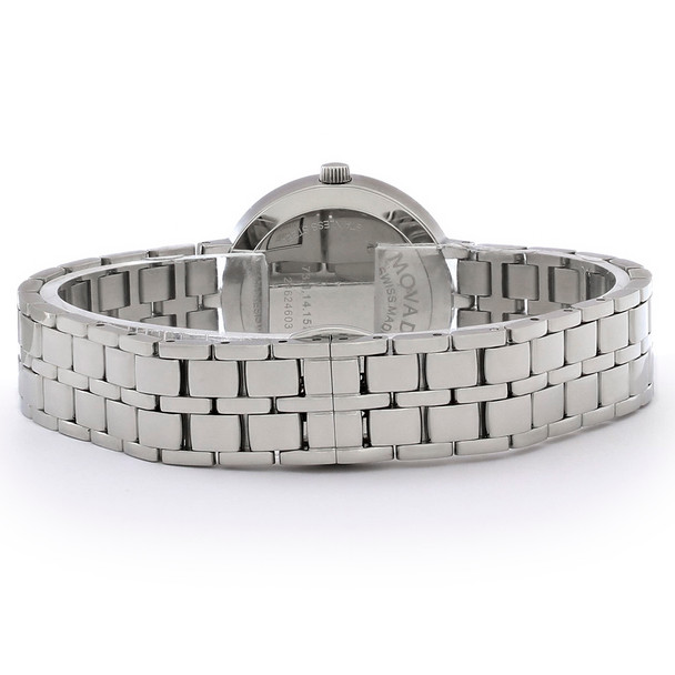 Movado Kora Women's Stainless Steel Diamond Swiss Quartz Watch 0607322