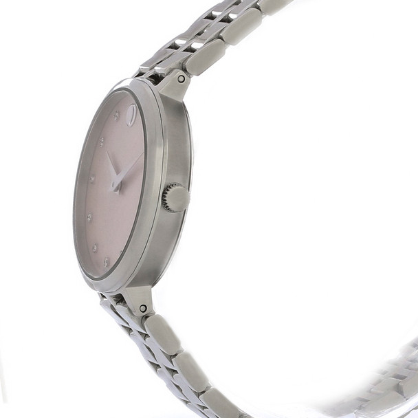 Movado Kora Women's Stainless Steel Diamond Swiss Quartz Watch 0607322